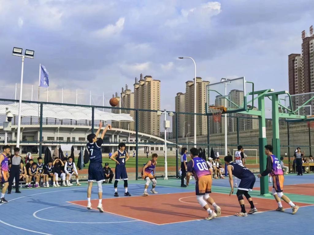 【乐享运动】兰州财经大学第九届"三好杯"男子篮球赛农林经济管理学院首战告捷